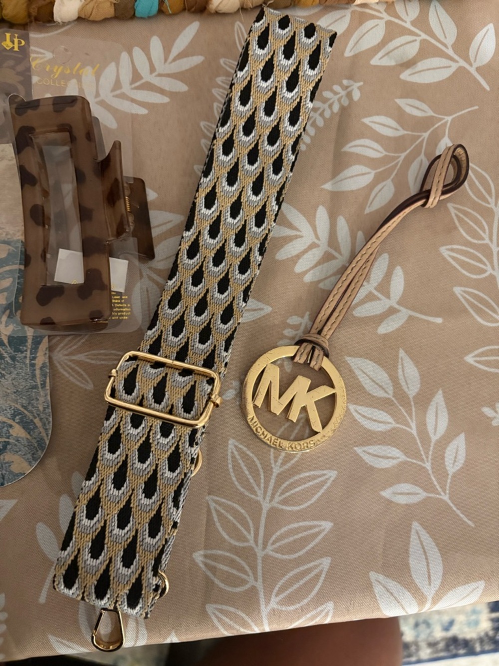 Michael Kors Bundle with Guitar strap and Hair Clip